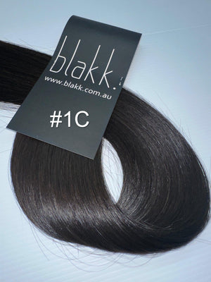 #1C - Russian Remy Tape Hair Extensions 22" 10pcs. 25g. - Blakk Hair Extensions LTD